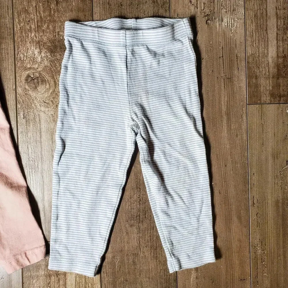 Calvin Klein, Jessica Simpson & Carter's Toddler Girl Casual Leggings Bundle 18m